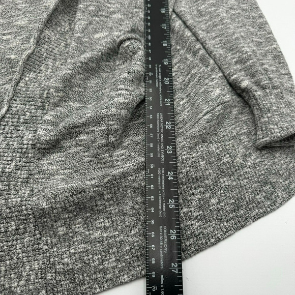 MADEWELL Women's Small Ryder Cardigan Heather Gray Knit Slouchy Open Pockets - Picture 12 of 12